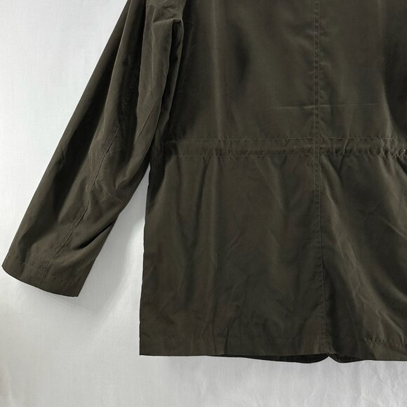 TravelSmith Travel Jacket Mens M Lightweight Sport Coat Pockets Adjustable Olive - Picture 9 of 15